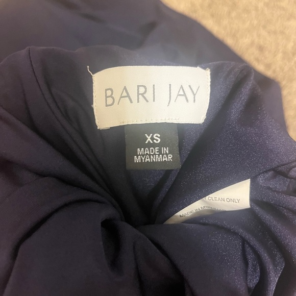 Bari Jay Infinity Lux Bridesmaid Dress Navy - Picture 12 of 13